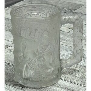 Vintage McDonald's Batman Forever‎ Collectors Glass 4" Cup Mug 1995 DC Comics